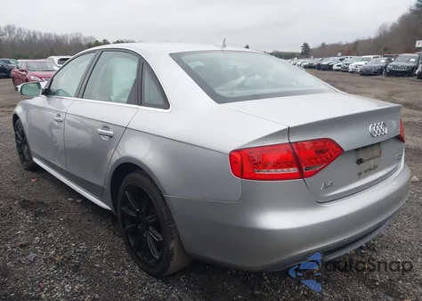 2012 Audi A4 2.0T Premium z USA, uszkodzony, nr VIN WAUFFAFL9CA031212
